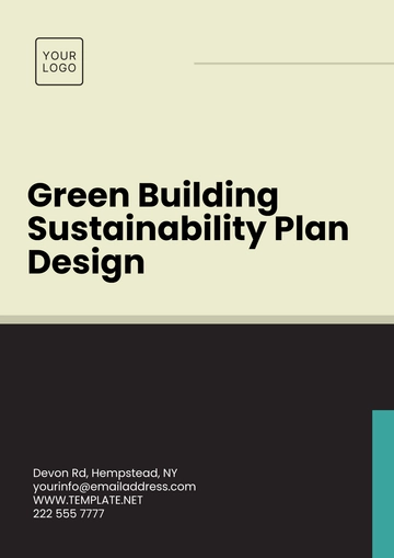 Free Green Building Sustainability Plan Design Template to Edit Online