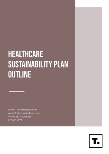 Free Healthcare Sustainability Plan Outline Template to Edit Online