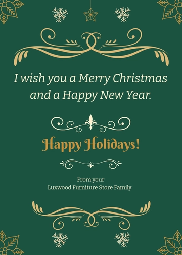 Free Elegant Christmas Tree Template to Edit Online