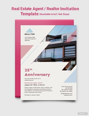 Real Estate Agent/Realtor Invitation Template Real Estate Agent/Realtor Invitation Template