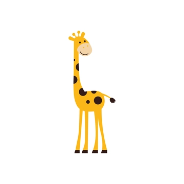 Free Simple Giraffe Clipart to Edit Online