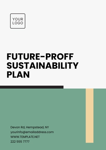 Free Future-Proof Sustainability Plan Template to Edit Online