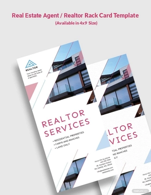 Real Estate Agent/Realtor Rack Card Template