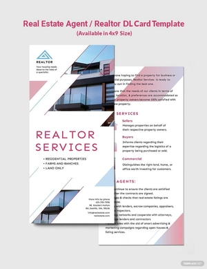 Real Estate Agent/Realtor DL Card Template