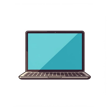 Free Minimalist Laptop Clipart to Edit Online