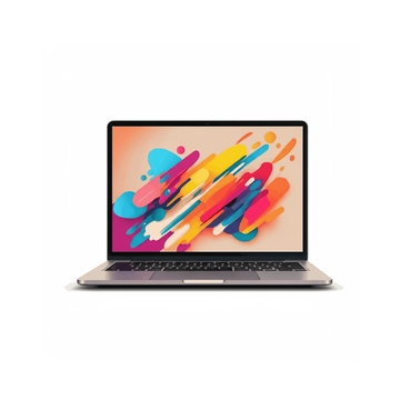 Free Laptop in Use Clipart to Edit Online