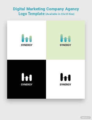 Digital Marketing Company Agency Logo Template