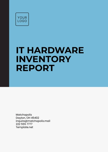 Free IT Hardware Inventory Report Template to Edit Online