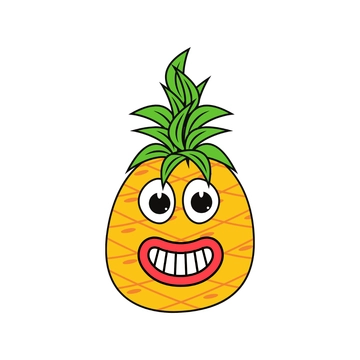 Free Cartoon Pineapple Clipart to Edit Online Free Cartoon Pineapple Clipart to Edit Online