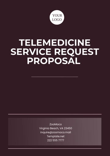 Free Telemedicine Service Request Proposal Template to Edit Online
