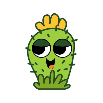 Free Cartoon Cactus Clipart to Edit Online