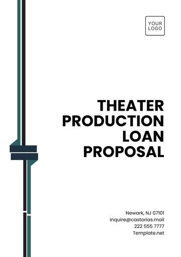 Free Theater Production Loan Proposal Template to Edit Online