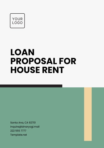 Free Loan Proposal for House Rent Template to Edit Online