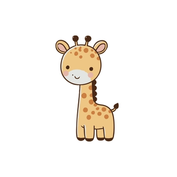Free Cute Giraffe Clipart to Edit Online