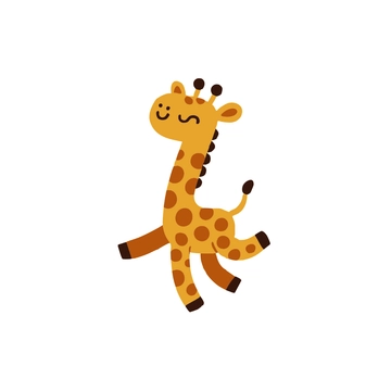 Free Funny Giraffe Clipart to Edit Online