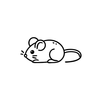 Free Mouse Outline Clipart to Edit Online