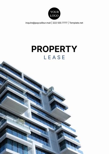 Free Property Lease Template to Edit Online | Template.net