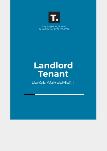 Free Landlord Tenant Lease Agreement Template to Edit Online | Template.net Free Landlord Tenant Lease Agreement Template to Edit Online | Template.net