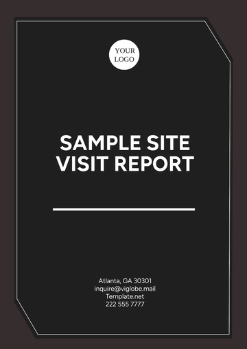 Free Sample Building Site Visit Report Template to Edit Online