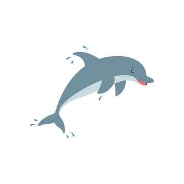 Free Jumping Dolphin Clipart to Edit Online