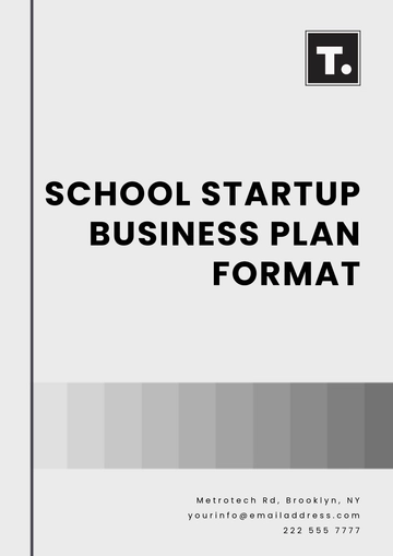 Free School Startup Business Plan Format Template to Edit Online