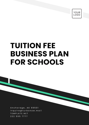 Free Tuition Fee Business Plan for Schools Template to Edit Online