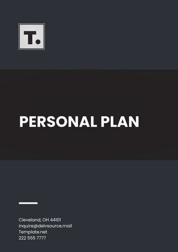 Free Personal Plan Template to Edit Online
