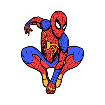 Free Colorful Spiderman Clipart to Edit Online