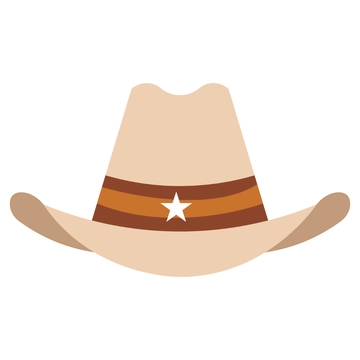 Free Simple Cowboy Hat Clipart to Edit Online