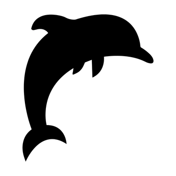 Free Simple Dolphin Clipart to Edit Online