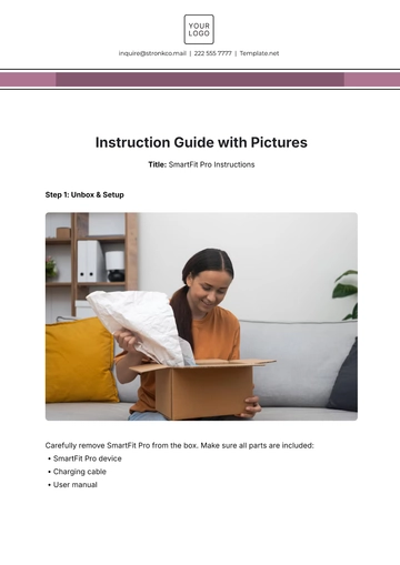 Free Instruction Guide with Pictures Template to Edit Online