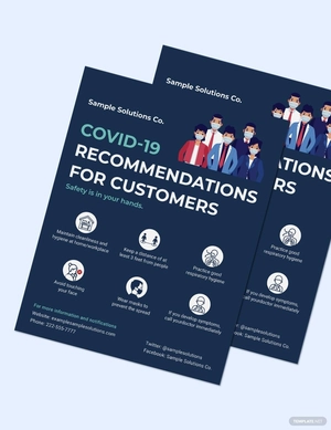 Coronavirus Flyer Template