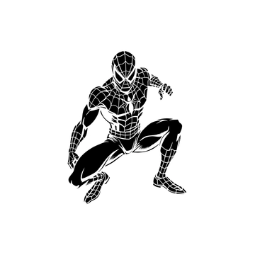 Free Spiderman Silhouette Clipart to Edit Online