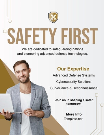 Free Defense Flyer Template to Edit Online