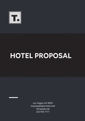 Free Hotel Proposal Template to Edit Online