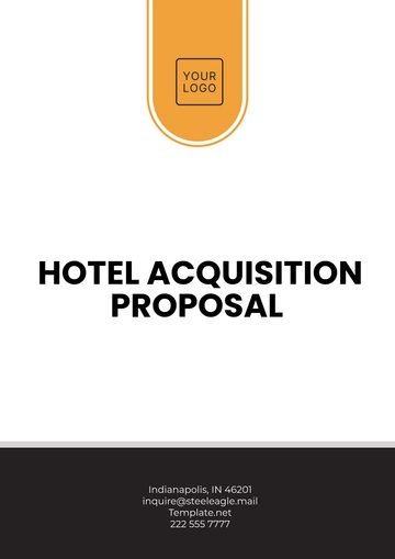 Free Hotel Acquisition Proposal Template to Edit Online