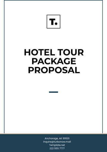 Free Hotel Tour Package Proposal Template to Edit Online