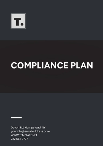 Free Compliance Plan Template to Edit Online