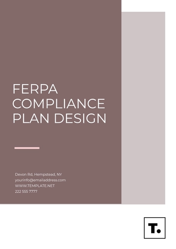 Free FERPA Compliance Plan Design Template to Edit Online