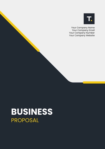 Free Blank Business Proposal Template to Edit Online