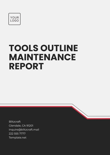 Free Tools Outline Maintenance Report Template to Edit Online