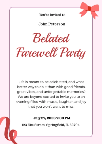 Free 18th Birthday Party Invitation Template to Edit Online