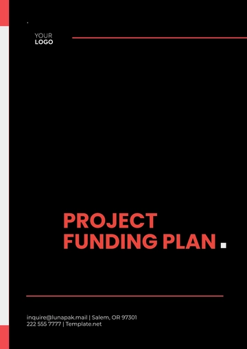 Free Project Funding Plan Template to Edit Online