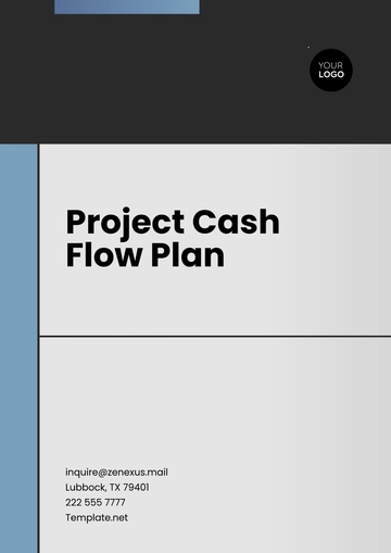Free Project Cash Flow Plan Layout Template to Edit Online