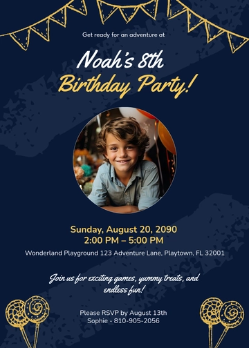 Free Customizable Party Invitation Card Template to Edit Online | Template.net