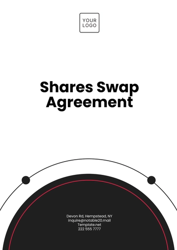 Free Shares Swap Agreement Template to Edit Online