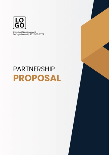 Free Blank Partnership Proposal Template to Edit Online