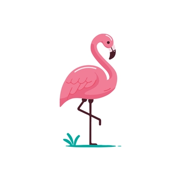Free Colorful Flamingo Clipart to Edit Online