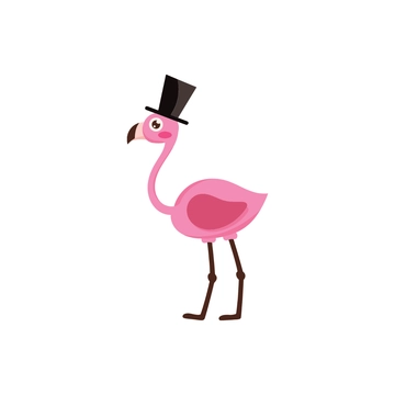 Free Cute Flamingo Clipart to Edit Online