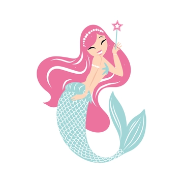 Free Magical Mermaid Clipart to Edit Online